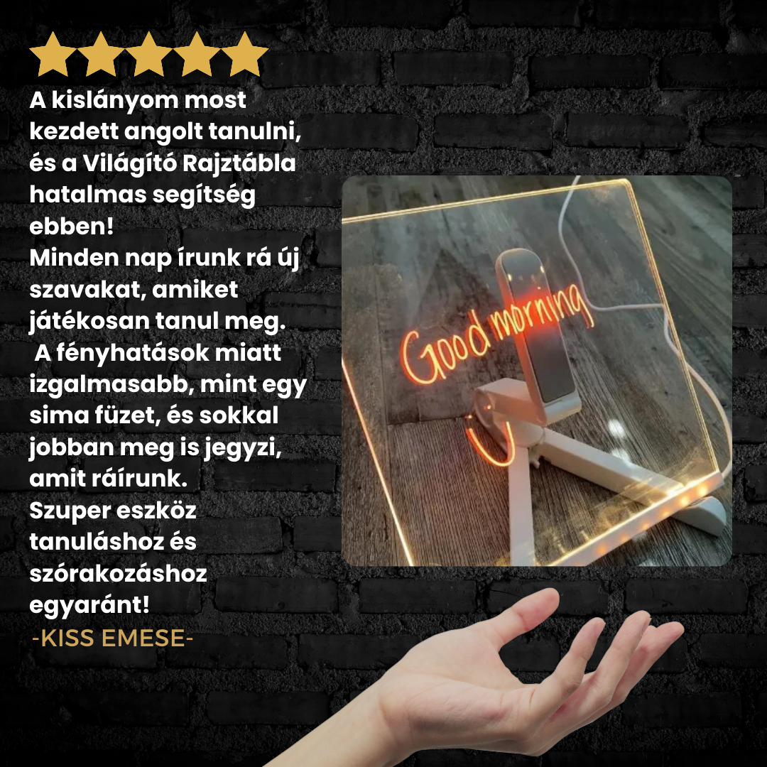 MeseFény Világítós Rajztábla