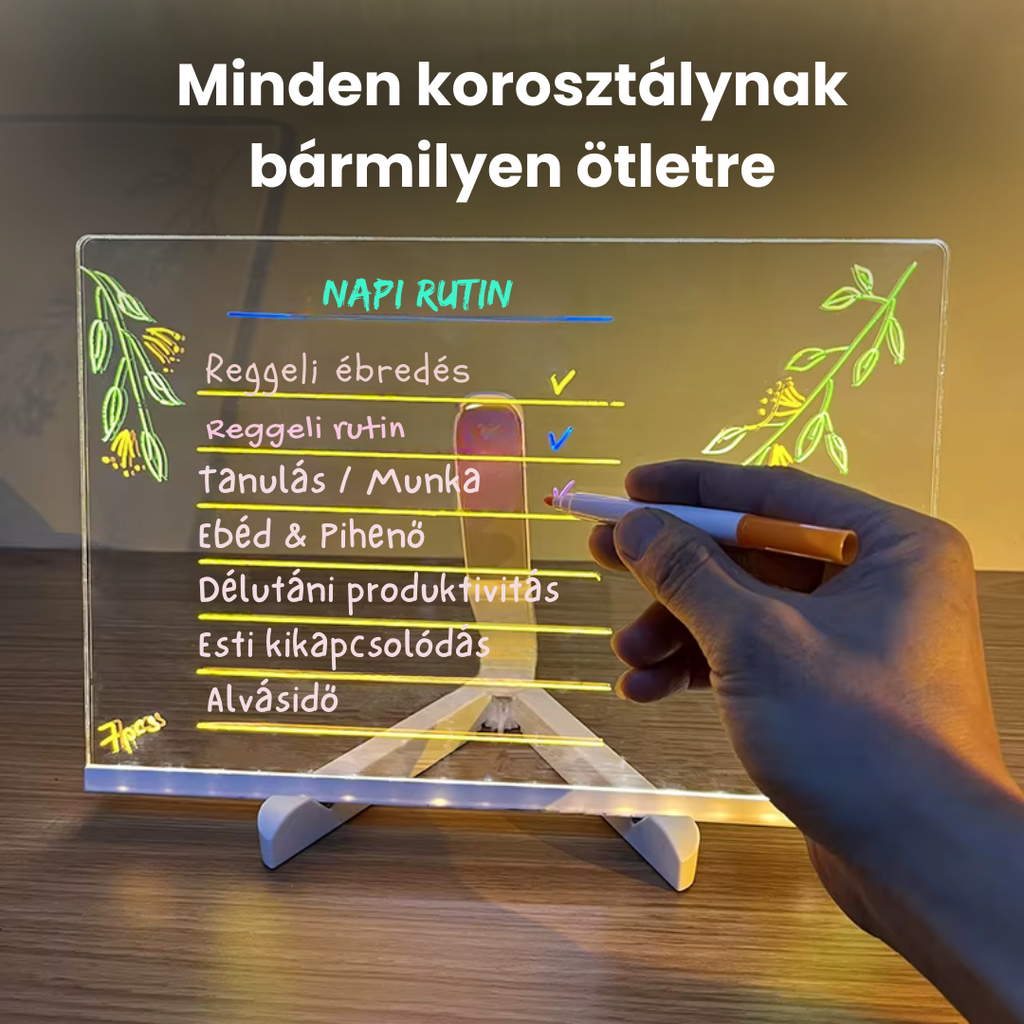 MeseFény Világítós Rajztábla